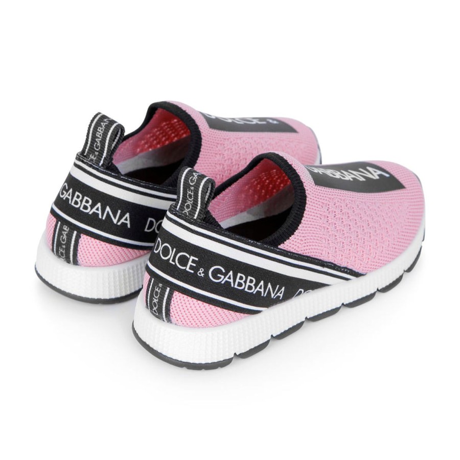 Teen Dolce & Gabbana Kids Footwear | Girls Logo Slip-On Trainers