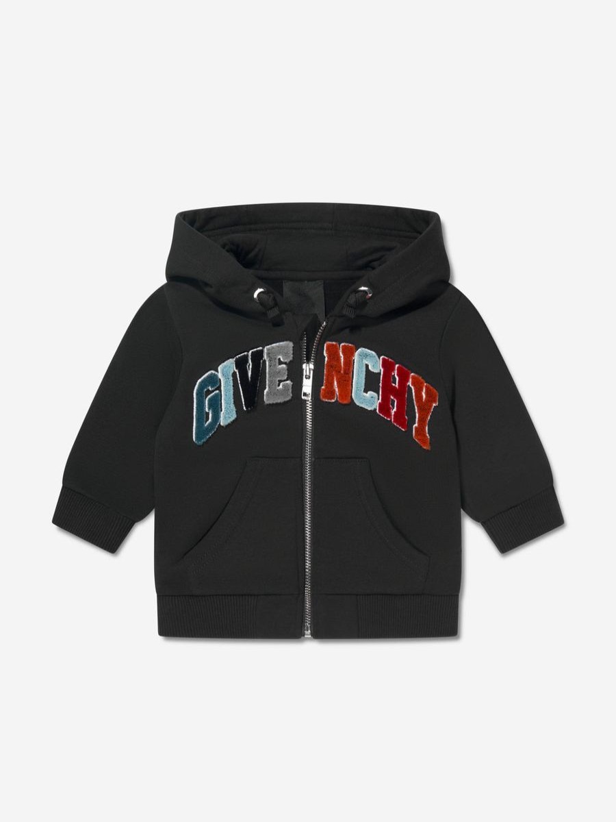 Baby Givenchy Sweatshirts & Hoodies | Baby Boys Zip Up Top In Black