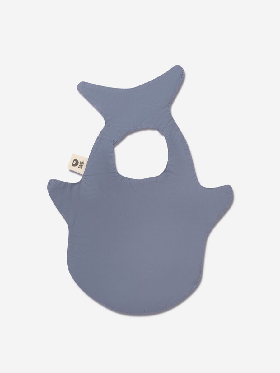 Baby Baby Bites Bottles, Dummies & Bibs | Baby Waterproof Shark Bib In Blue