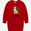 Teen KENZO KIDS Dresses | Girls Knitted Kotora Dress In Red