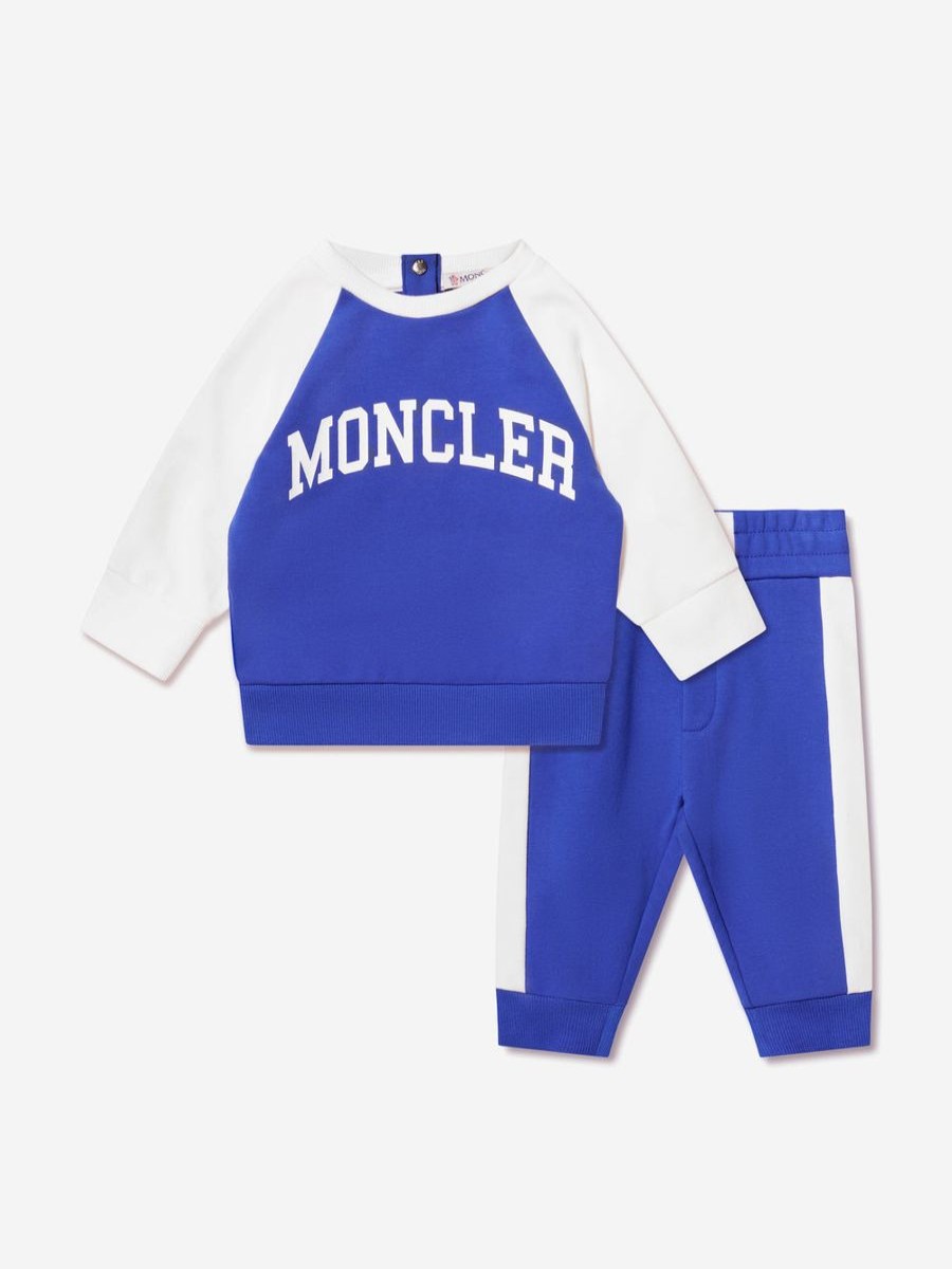 Baby Moncler Enfant Tracksuits | Baby Boys Logo Tracksuit In Blue