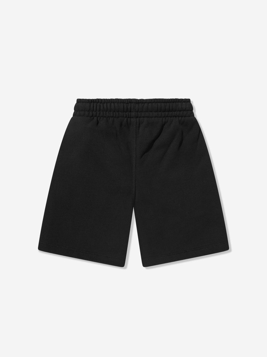 Teen Off-White Shorts | Boys Bookish Bit Logo Sweat Shorts In Black