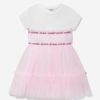 Teen Guess Dresses | Girls Jersey And Tulle Dress In Pink