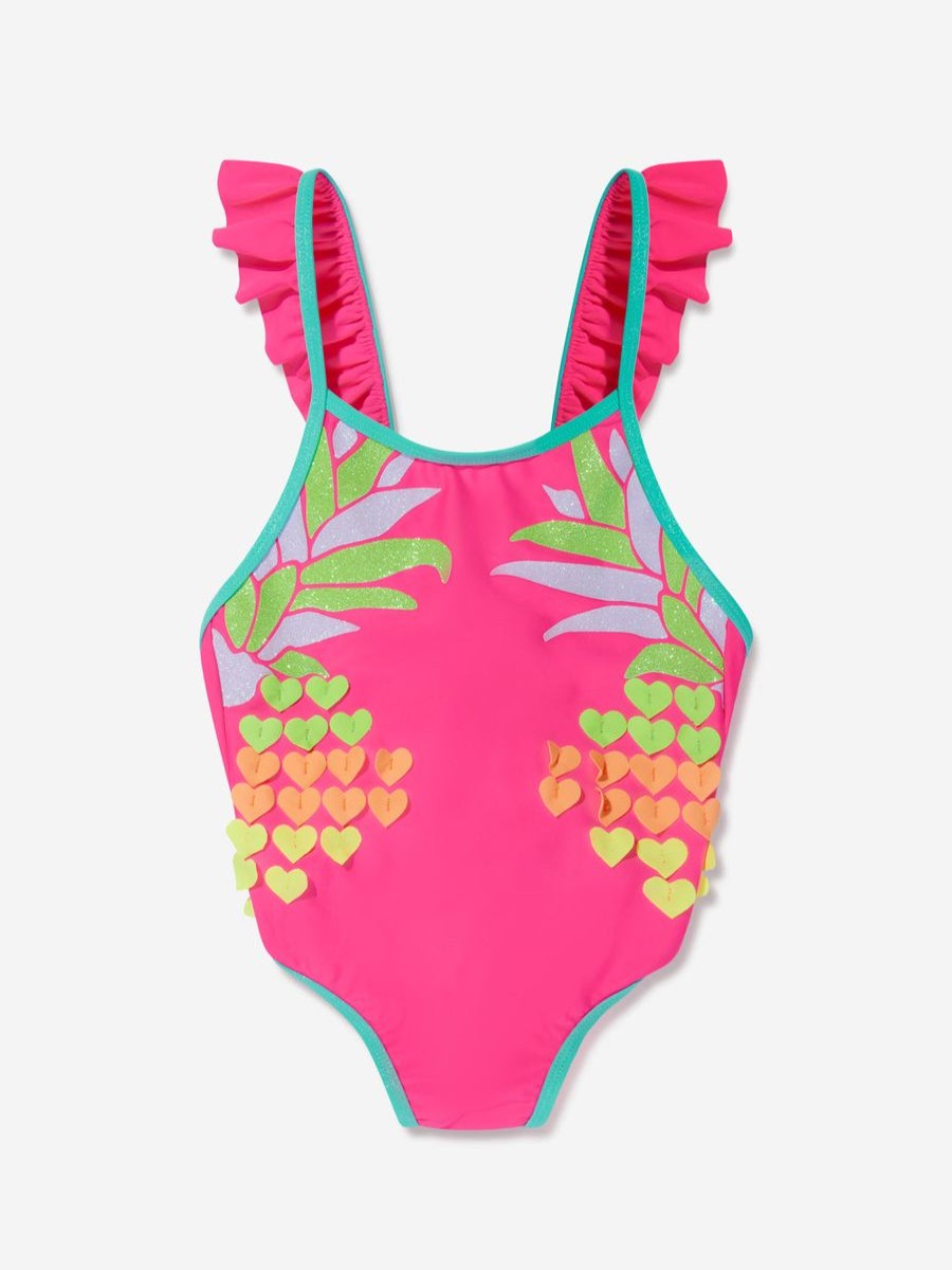 Teen Billieblush Swimwear | Girls Big Love Swimming Costume In Pink