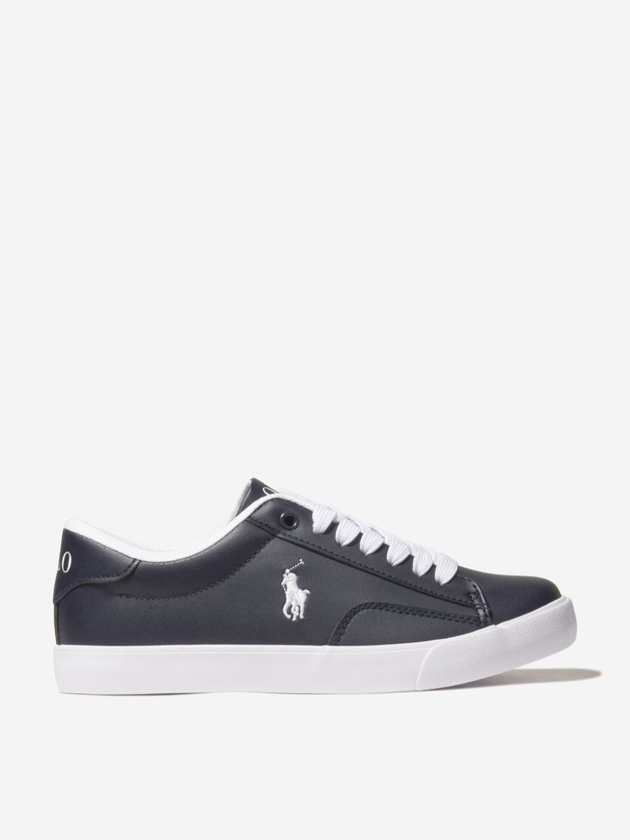 Teen Ralph Lauren Kids Footwear | Boys Theron V Trainers In Navy