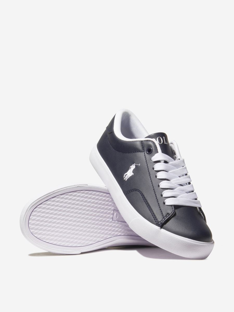 Teen Ralph Lauren Kids Footwear | Boys Theron V Trainers In Navy