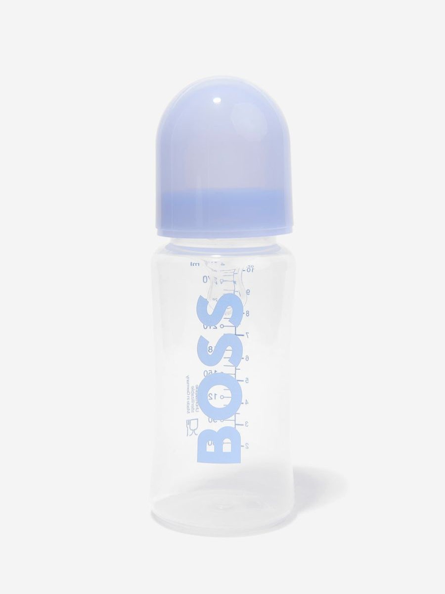 Baby BOSS Bottles, Dummies & Bibs | Boss - Baby Boys 2 Piece Bottles Set In Blue | Childsplay Clothing