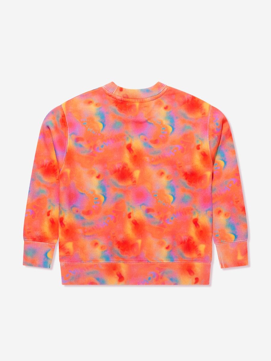 Girls Off-White Sweatshirts & Hoodies | Girls Abstract Aop Sweatshirt In Multicolour