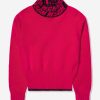 Girls MSGM Jumpers & Cardigans | Girls Logo Jumoer In Pink