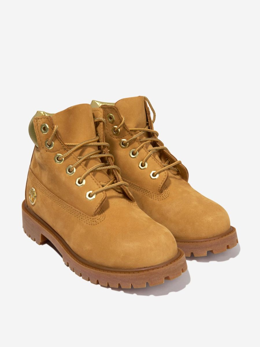 Teen Timberland Footwear | Timberland - Kids Nubuck 6 Inch Premium Boots | Childsplay Clothing