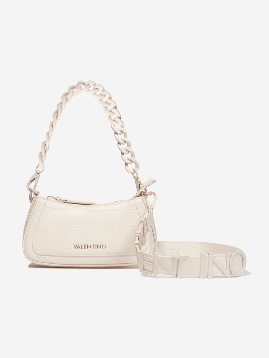 Girls Valentino Bags & Backpacks | Girls Surrey Shoulder Bag In Ivory (31.9Cm)