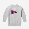 Teen Off-White Shorts | Boys Logo Flags Sweatshirt In Grey