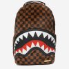 Girls Sprayground Bags & Backpacks | Kids Fur Sharks In Paris Backpack In Brown