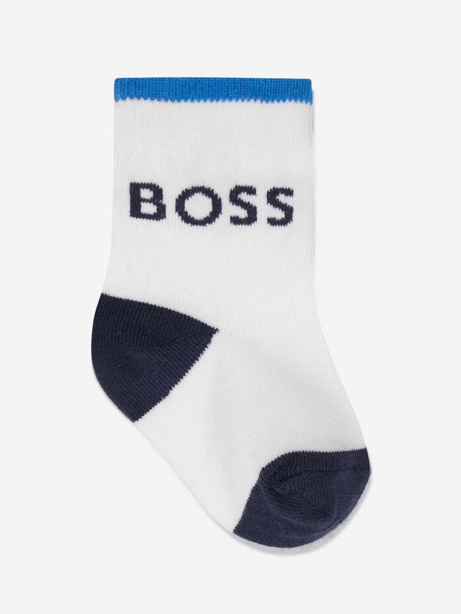 Baby BOSS Socks & Tights | Baby Boys Socks Set In Navy