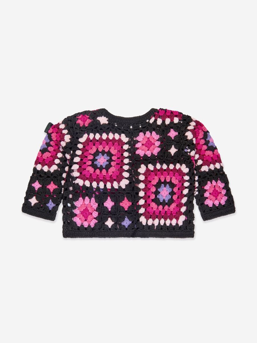 Girls Angels Face Jumpers & Cardigans | Girls Sheila Crochet Jumper In Multicolour