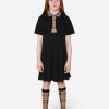 Teen Burberry Kids Dresses | Burberry Kids - Girls Sigrid Polo Dress In Black | Childsplay Clothing