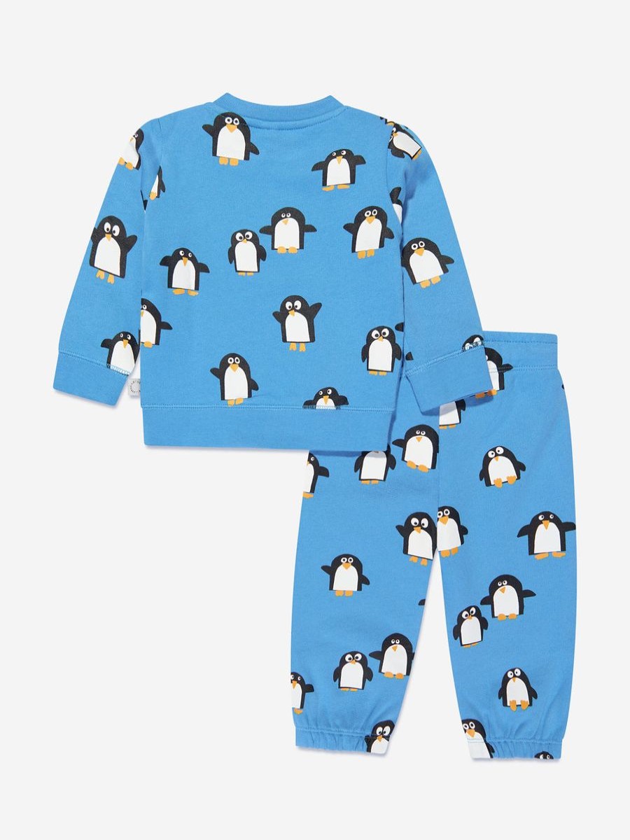 Baby Stella McCartney Kids Tracksuits | Baby Boys Penguin Print Tracksuit In Blue