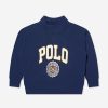 Girls Ralph Lauren Kids Sweatshirts & Hoodies | Girls Varsity Polo Sweatshirt In Navy