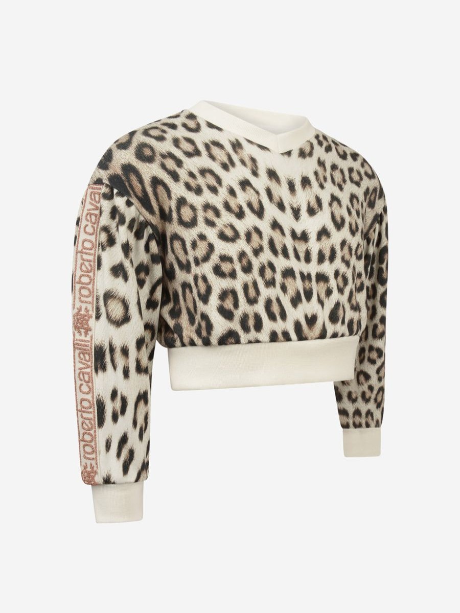 Girls Roberto Cavalli Sweatshirts & Hoodies | Girls Sweater