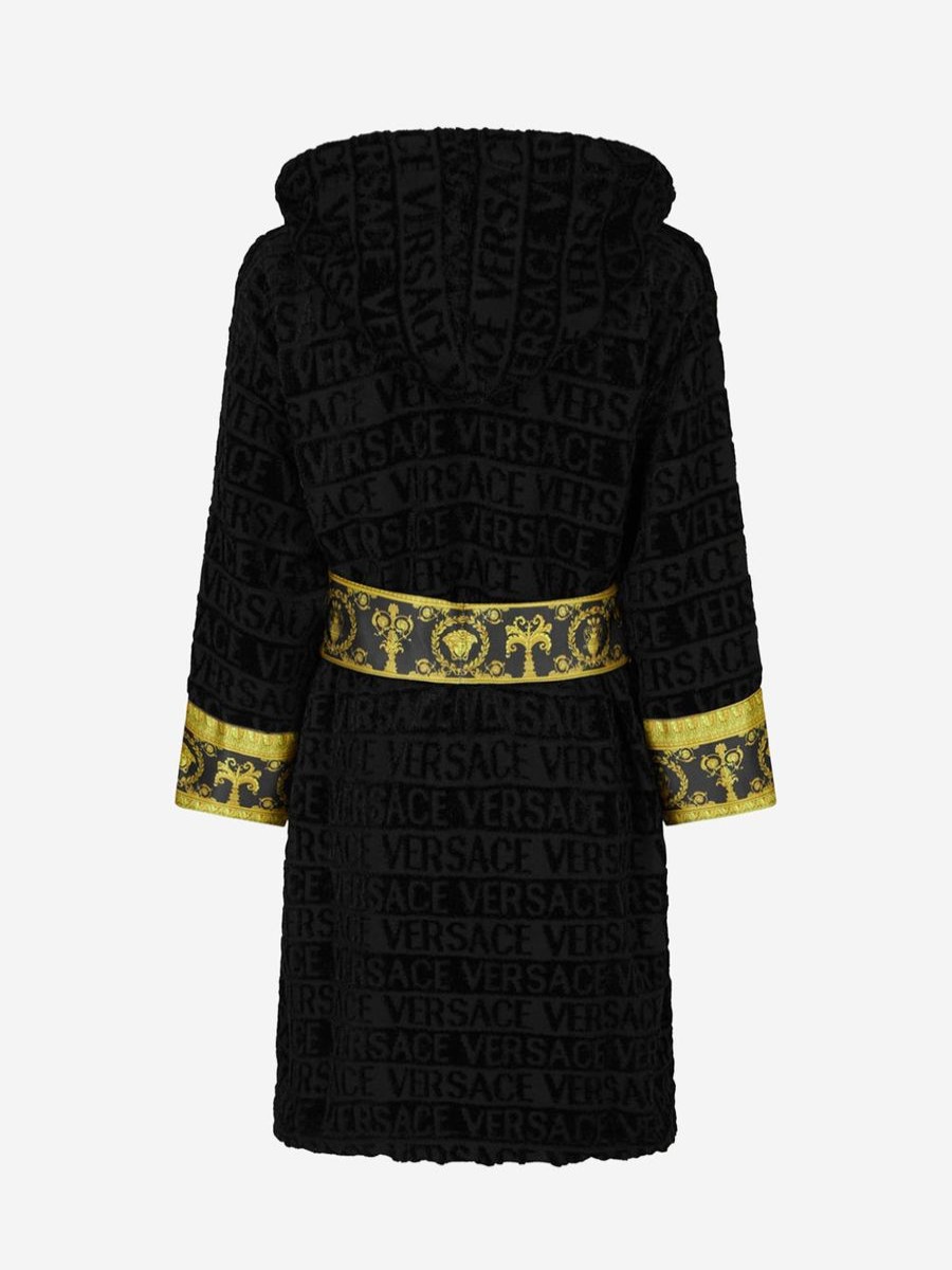 Girls Versace Nightwear & Pyjamas | Versace - Kids Baroque Bathrobe | Childsplay Clothing