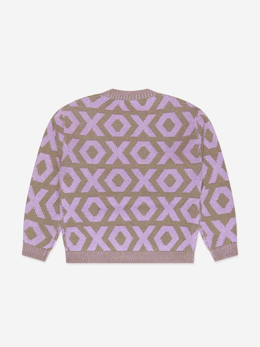 Girls Acne Studios Jumpers & Cardigans | Kids Mini Kozu Jumper In Purple