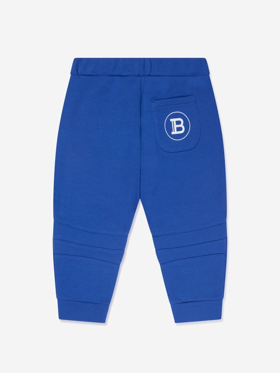 Baby Balmain Sweatpants | Balmain - Baby Boys Logo Pocket Joggers | Childsplay Clothing