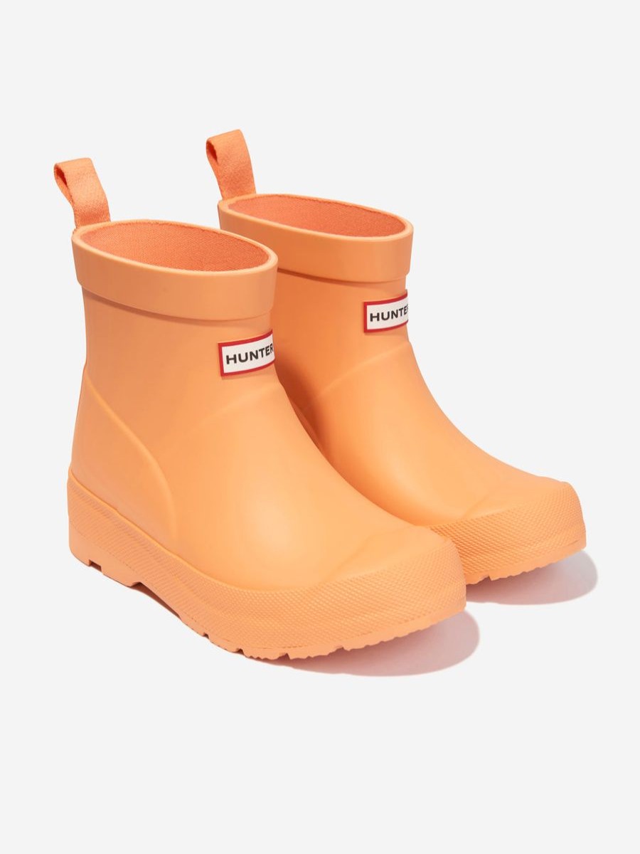 Girls Hunter Boots | Girls Play Wellington Boots In Orange