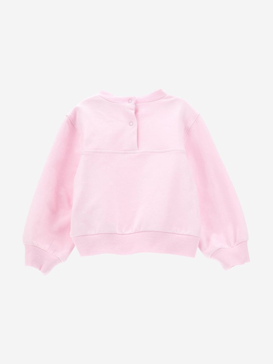 Baby Monnalisa Sweatshirts & Hoodies | Baby Girls Rose Sweatshirt In Pink