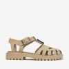 Girls Burberry Kids Sneakers | Kids Rubber Sandals In Archive Beige