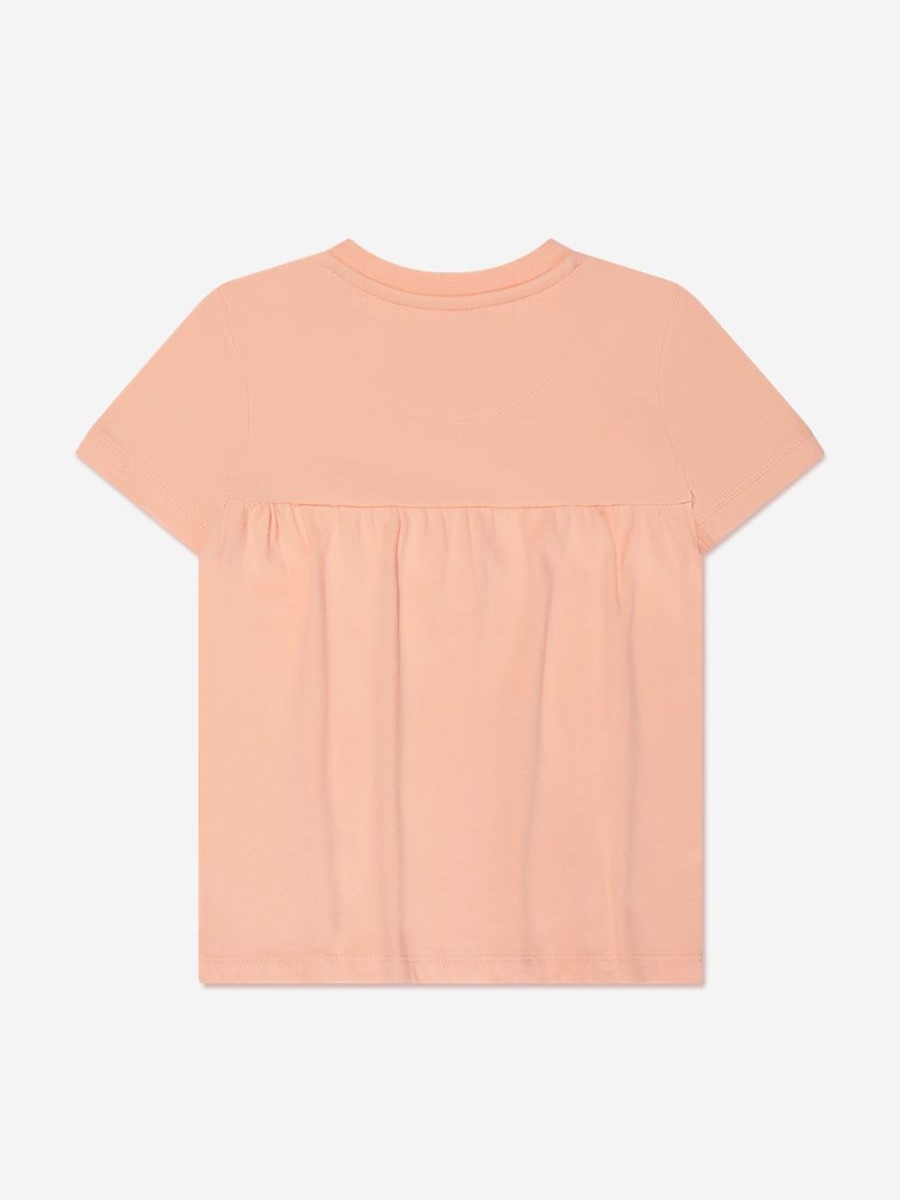 Baby Calvin Klein Jeans Dresses | Baby Girls Hero Logo Dress In Peach