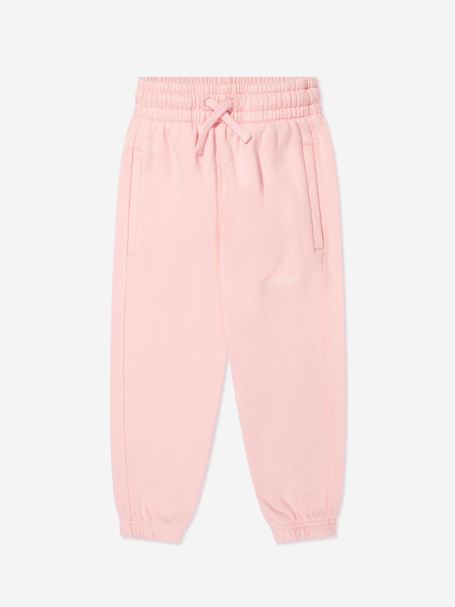 Teen Off-White Shorts | Girls Bookish Diag Joggers In Pink