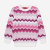 Girls Missoni Jumpers & Cardigans | Girls Zigzag Jumper In Pink