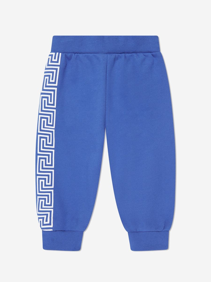 Baby Versace Sweatpants | Baby Boys La Greca Joggers In Blue