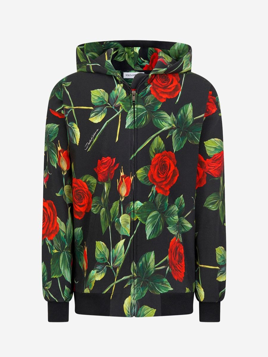 Girls Dolce & Gabbana Kids Sweatshirts & Hoodies | Boys Zip Up Top