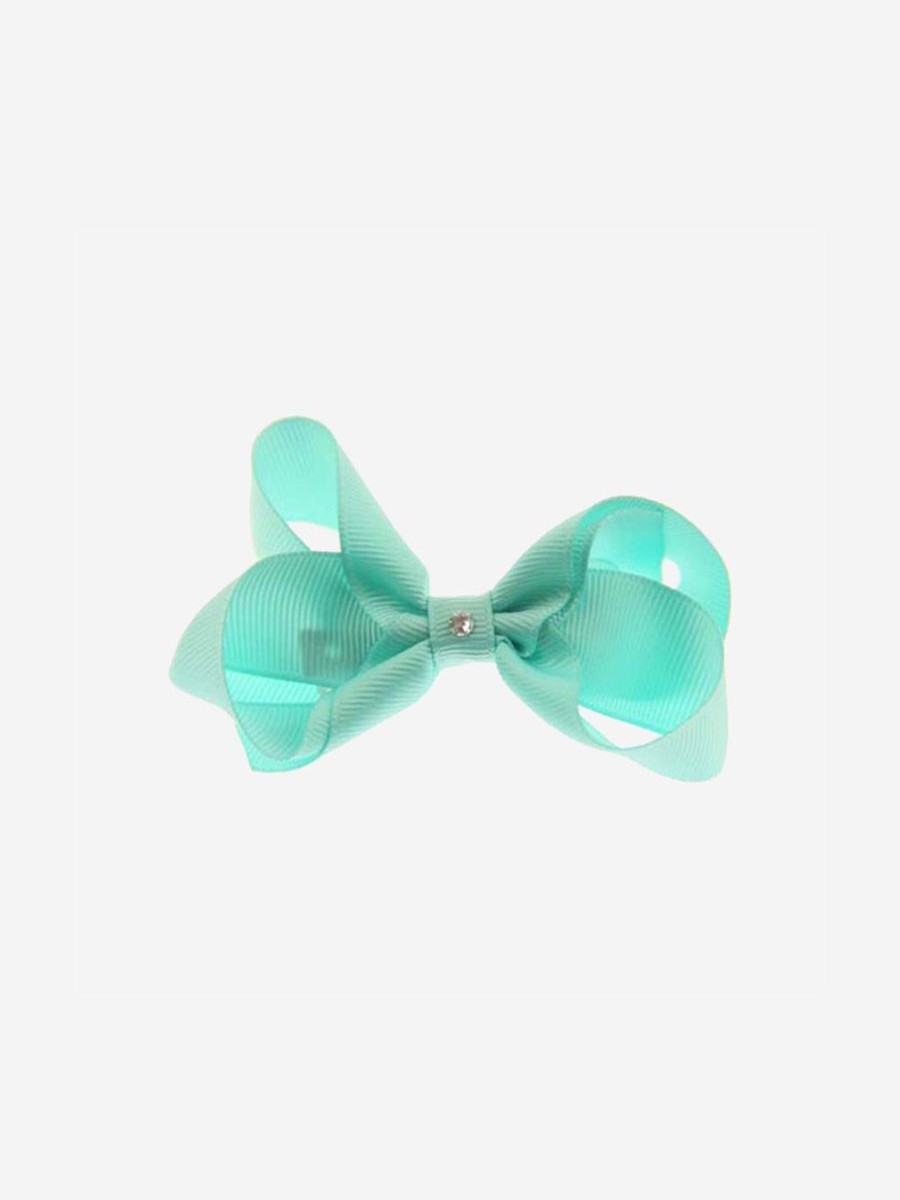 Teen Dotty Daydreams Accessories | Girls Tropic Green Bow Hairclip