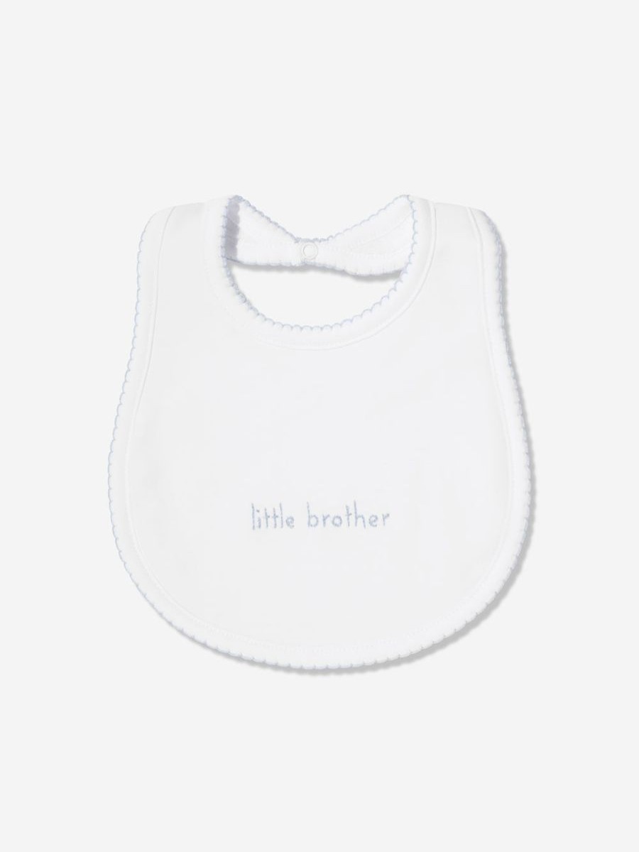 Baby Magnolia Baby Bottles, Dummies & Bibs | Baby Boys Little Brother Bib In White