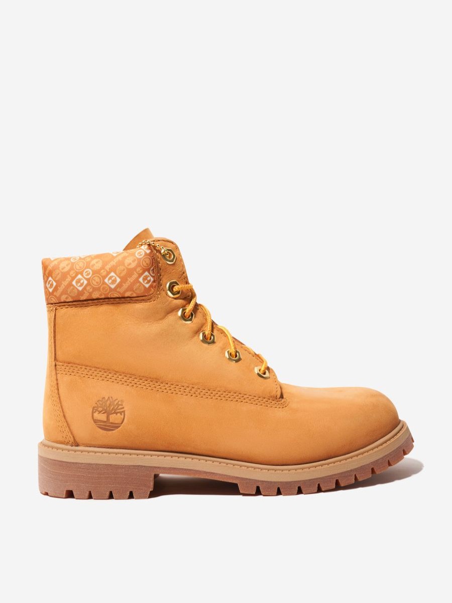 Teen Timberland Footwear | Kids Nubuck 6 Inch Premium Boots