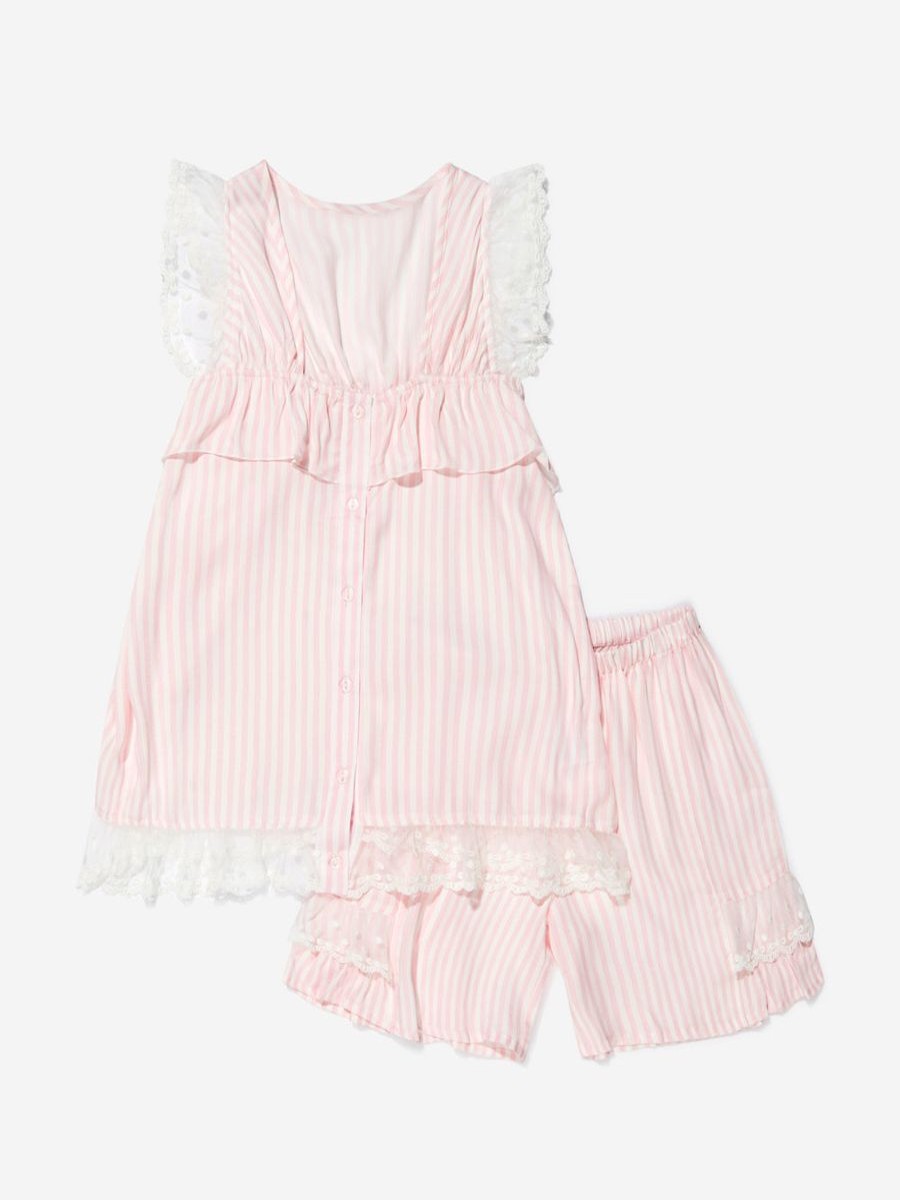 Girls Amiki Children Nightwear & Pyjamas | Girls Striped Olga Pyjamas