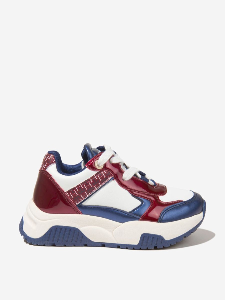 Teen Tommy Hilfiger Footwear | Girls Low Cut Lace Up Trainers