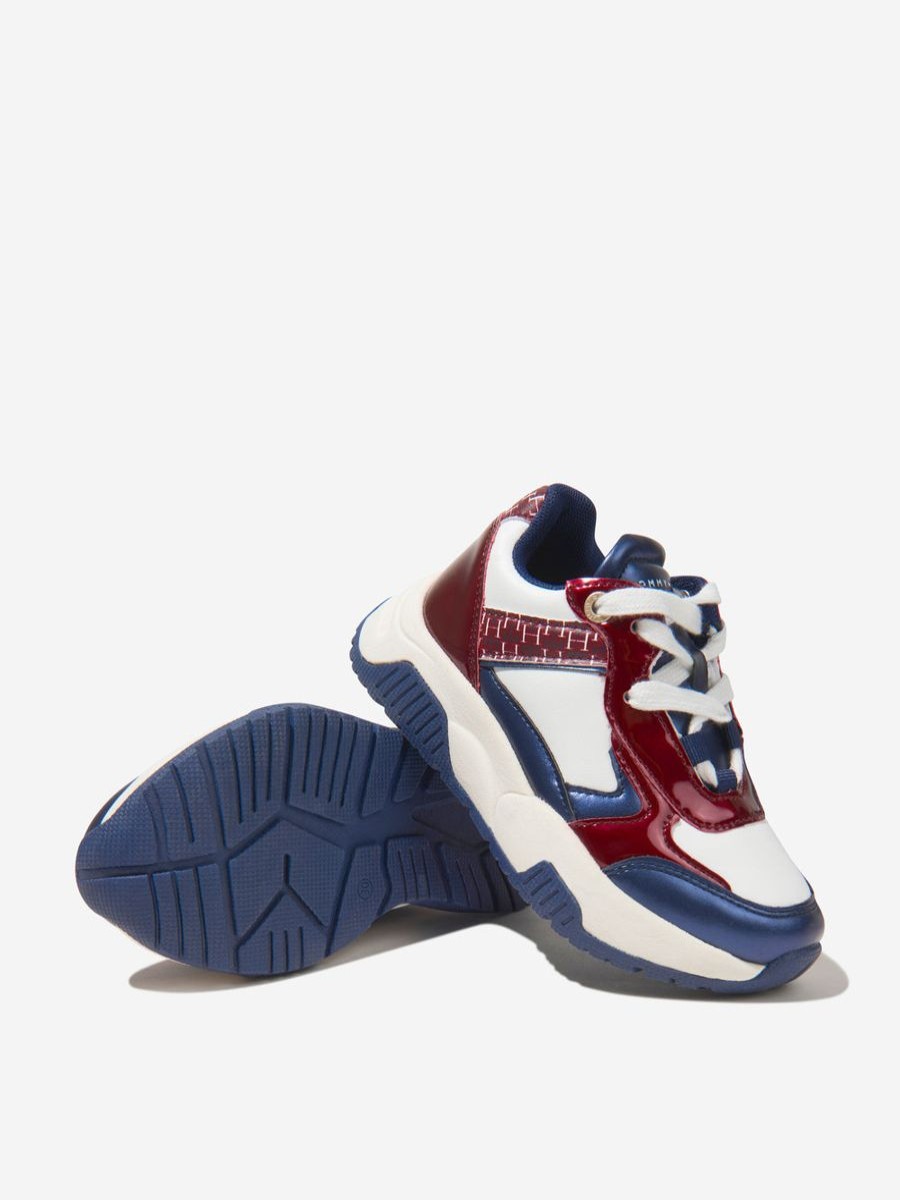 Teen Tommy Hilfiger Footwear | Girls Low Cut Lace Up Trainers