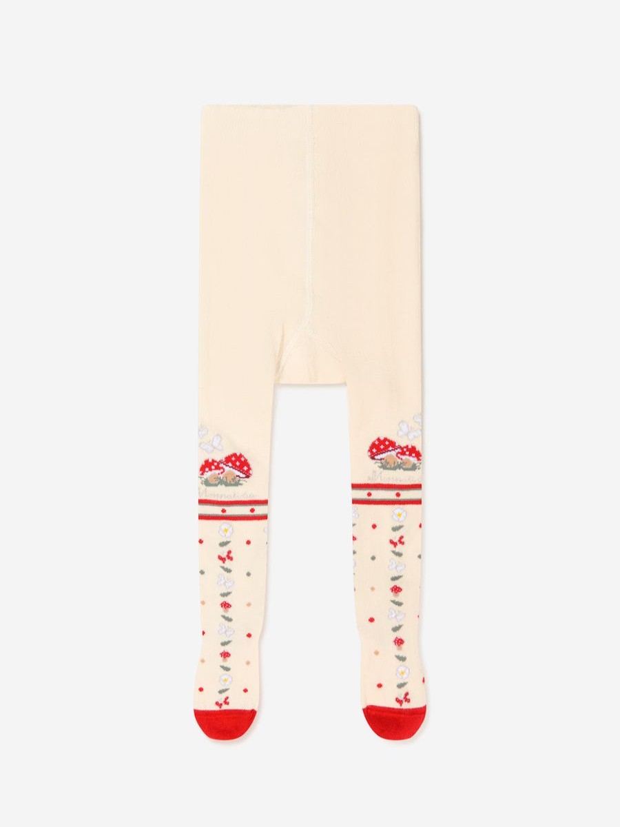 Teen Monnalisa Accessories | Monnalisa - Baby Girls Jacquard Tights | Childsplay Clothing