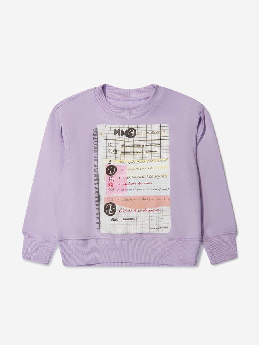 Girls MM6 Maison Margiela Sweatshirts & Hoodies | Unisex Cotton Sweatshirt