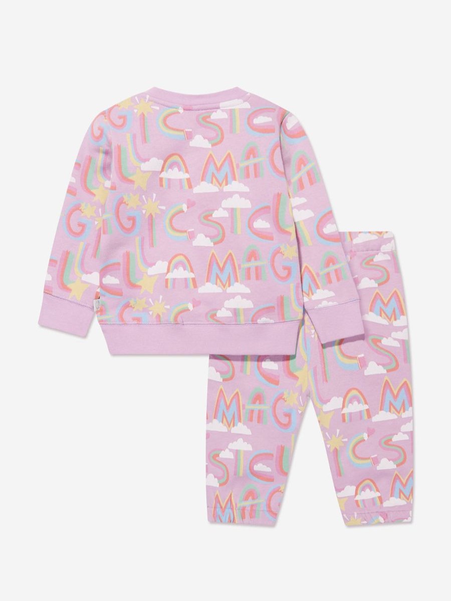 Girls Stella McCartney Kids Tracksuits | Baby Girls Logo Tracksuit In Pink