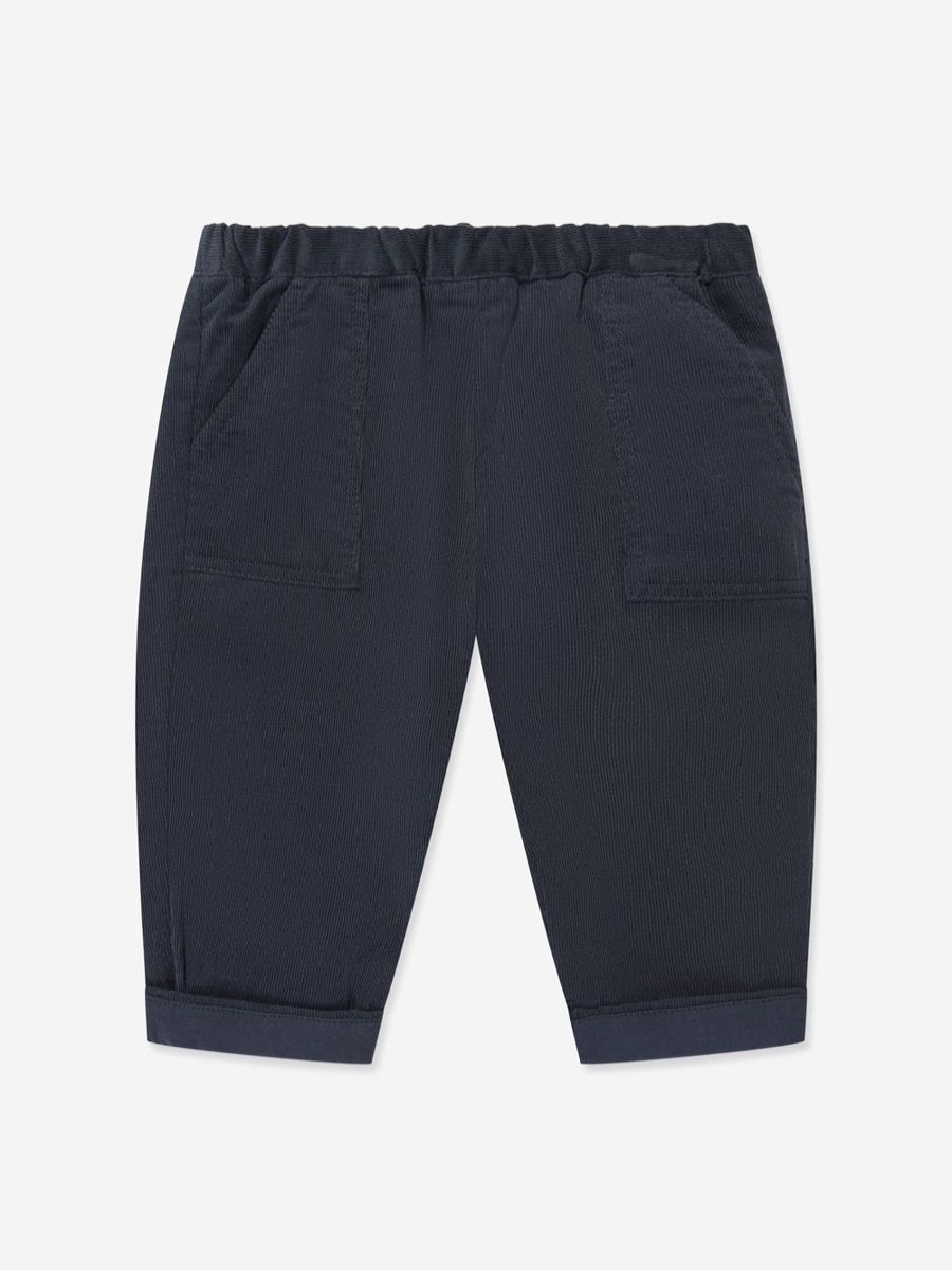 Girls Bonpoint Trousers | Baby Dursday Trousers In Navy