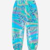 Girls Emilio Pucci Trousers | Emilio Pucci - Girls Velvet Patterned Trousers | Childsplay Clothing