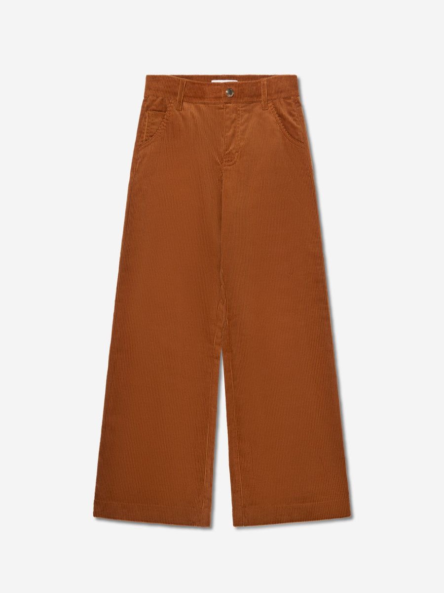 Girls Chloé Trousers | Girls Corduroy Trousers In Brown