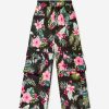 Girls Monnalisa Trousers | Girls Jungle Cargo Trousers In Black