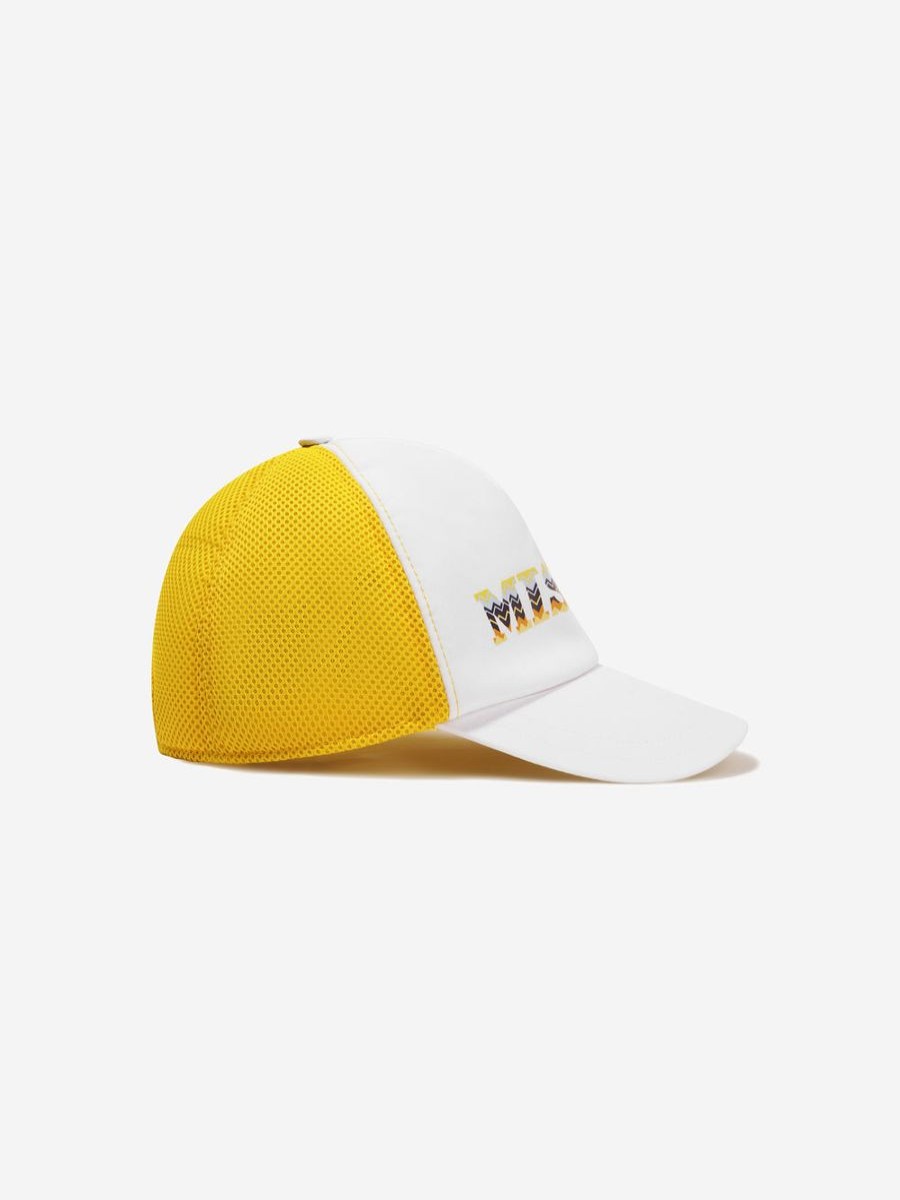 Teen Missoni Accessories | Missoni - Boys Logo Cap In White | Childsplay Clothing