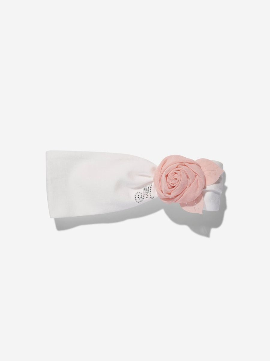 Teen Monnalisa Accessories | Girls Rose Headband In Pink