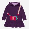 Teen MARC JACOBS Dresses | Girls Hooded Sweater Dress In Purple